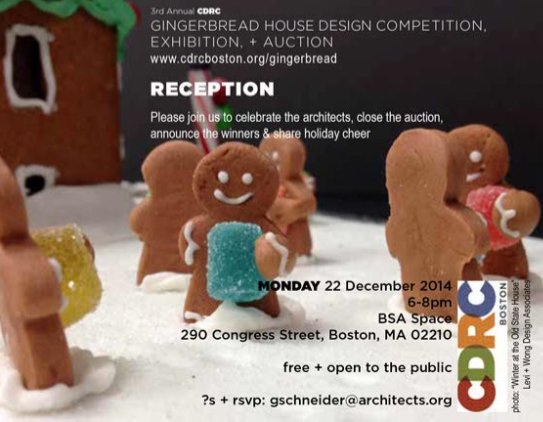 Levi Wong Design Gingerbread Exhibition Inivite